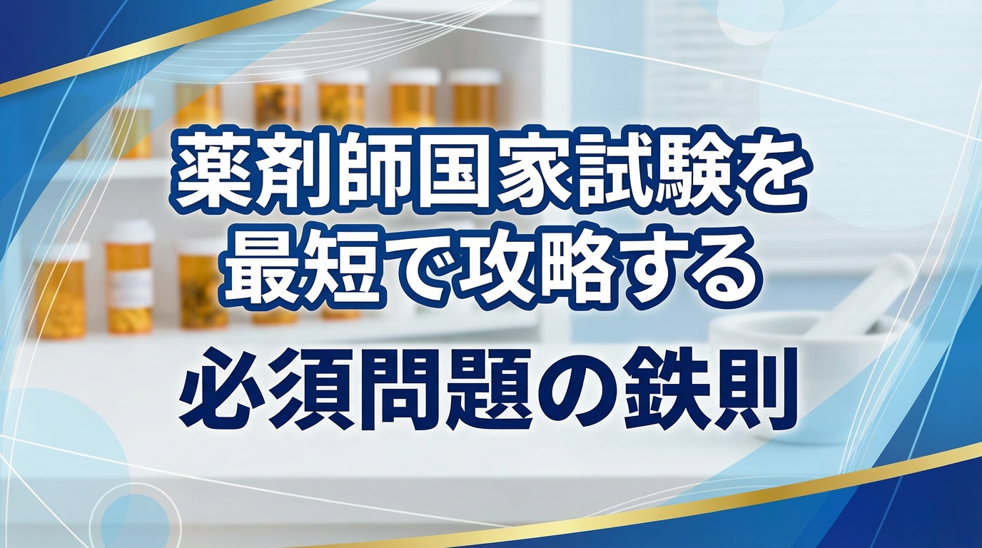 コラム｜薬剤師国家試験 必須問題対策 春から差がつく勉強法—6年生が