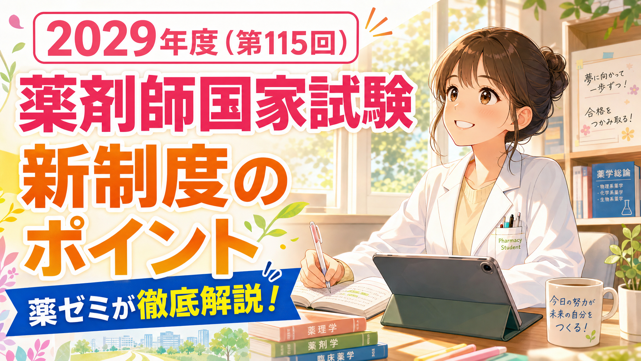 コラム｜2029年度（第115回）から薬剤師国家試験が変わる！〜新出題