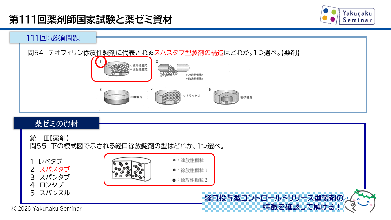 コラム｜第111回薬剤師国家試験｜薬ゼミ模試・やまかけ・直前講座との